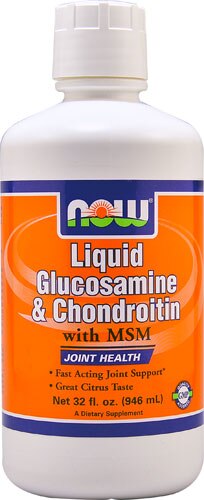 NOW Liquid Glucosamine & Chondroitin with MSM -- 32 fl oz ... NOW Liquid Glucosamine & Chondroitin with MSM -- 32 fl oz ...