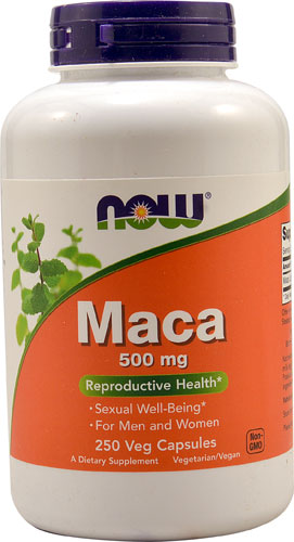 NOW Maca -- 500 mg - 250 Veg Capsules - Vitacost