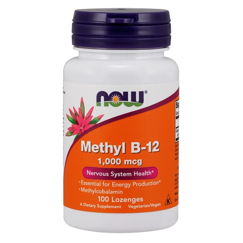 NOW Methyl B-12 -- 1000 mcg - 100 Lozenges