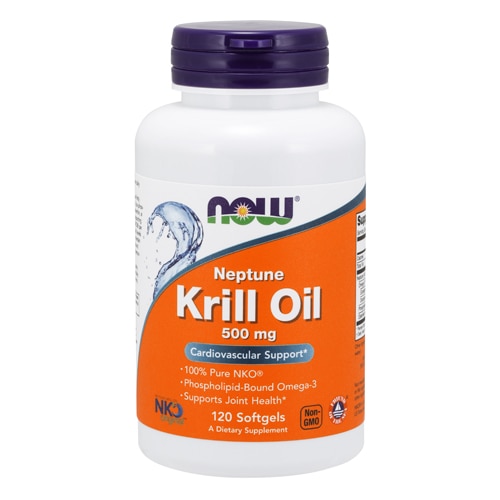 NOW Neptune Krill Oil -- 500 mg - 120 Softgels
