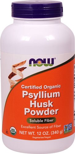 NOW Organic Psyllium Husk Powder -- 12 oz