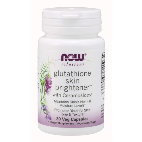 NOW Solutions Glutathione Skin Brightener™ with Ceramosides® -- 30 Veg Capsules