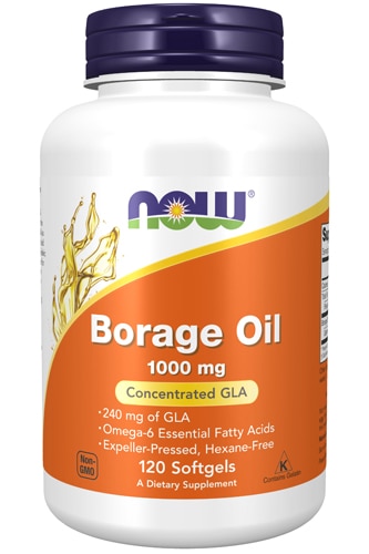 NOW Borage Oil -- 1000 mg - 120 Softgels