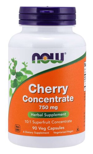 NOW Cherry Concentrate -- 750 mg - 90 Veg Capsules