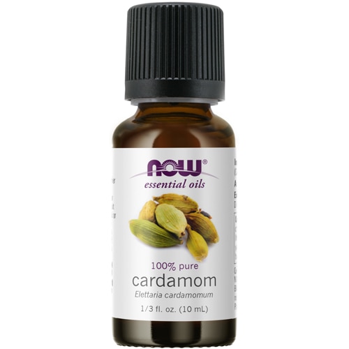 NOW Essential Oils Cardamom Oil -- 0.33 fl oz