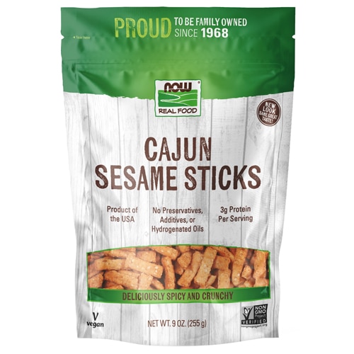 NOW Foods Cajun Sesame Sticks -- 9 oz