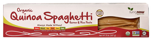 NOW Foods Livingnow Organic Quinoa & Rice Pasta Spaghetti