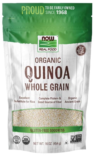 NOW Foods Organic Quinoa Whole Grain -- 16 oz