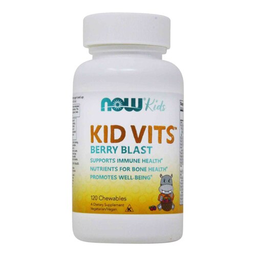 NOW Kid Vits Berry Blast -- 120 Chewables