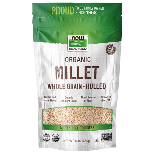 NOW Organic Millet -- 16 oz