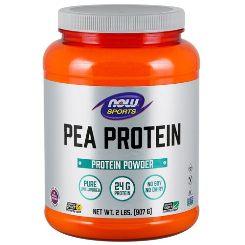 NOW Sports Pea Protein Natural Unflavored -- 2 lbs