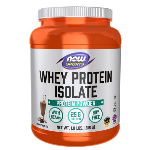 NOW Sports Whey Protein Isolate Dutch Chocolate