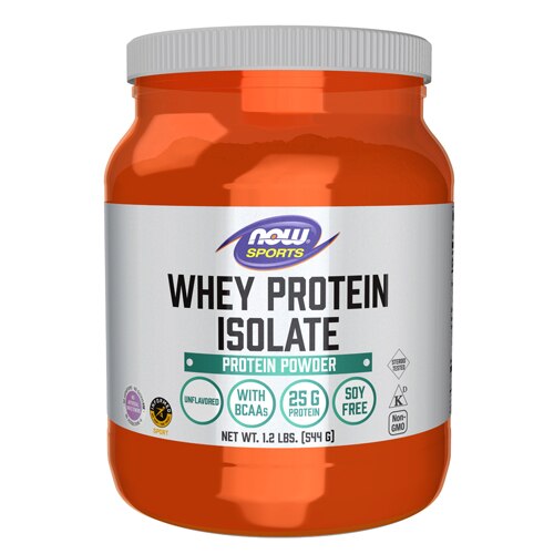 NOW Sports Whey Protein Isolate Natural Unflavored