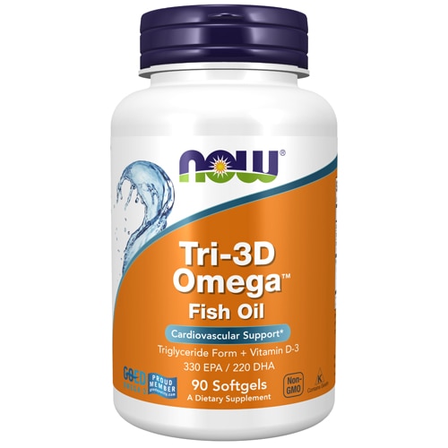 NOW Tri-3D Omega -- 90 Softgels