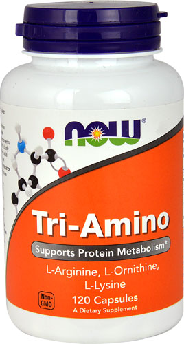 NOW Tri-Amino -- 120 Capsules