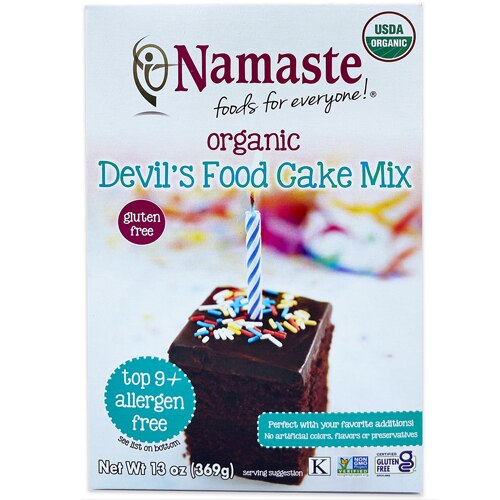 Namaste Foods Organic Cake Mix Gluten Free Devil's Food -- 13 oz