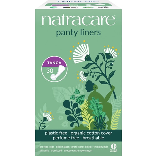 Natracare Natural Organic Thong Style Panty Liners -- 30 Pads