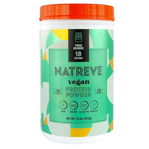 Natreve Vegan Protein Powder Fudge Brownie