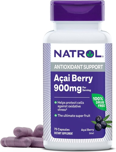 Natrol Acai Berry -- 75 Veggie Capsules