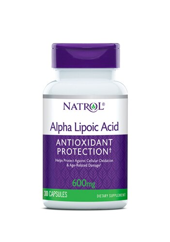 Natrol Alpha Lipoic Acid -- 600 mg - 30 Capsules
