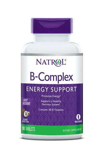 Natrol B-Complex Fast Dissolve Coconut -- 90 Tablets