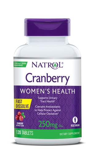 Natrol Cranberry Women's Health Fast Dissolve Tablets -- 120 Tablets