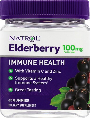 Natrol Elderberry Gummies -- 100 mg - 60 Gummies