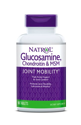 Natrol Glucosamine Chondroitin and MSM -- 90 Tablets