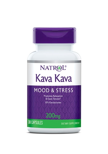 Natrol Kava Kava Mood & Stress -- 200 mg - 30 Capsules