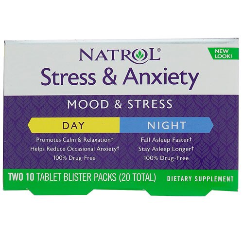 Natrol Stress Anxiety Day and Nite Formula