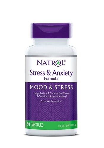 Natrol Stress and Anxiety Formula -- 90 Capsules