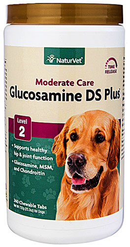 Naturvet Glucosamine Ds Plus Stage 2 For Dogs 240 Chewable Tablets Vitacost
