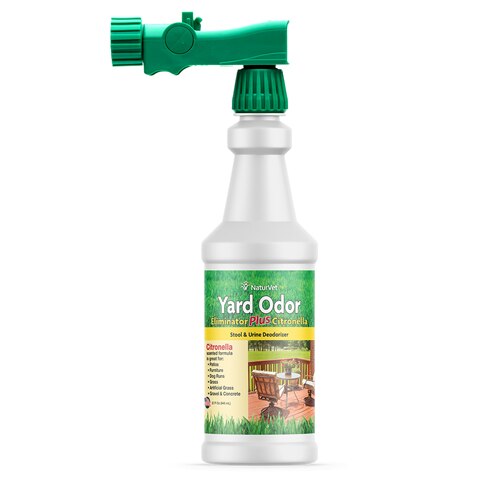 NaturVet Yard Odor Eliminator Plus Citronella Spray -- 32 fl oz
