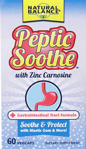 Natural Balance Peptic Soothe -- 60 Vegetarian Capsules