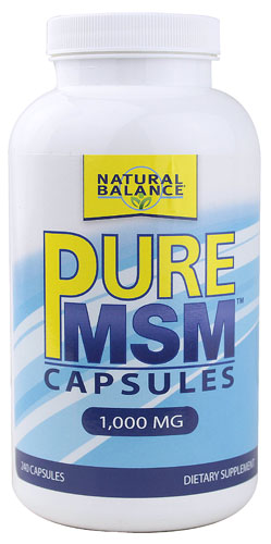 Natural Balance Pure MSM™ Capsules -- 1000 mg - 240 Capsules