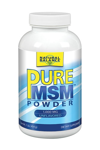 Natural Balance Pure MSM™ Powder (Formerly Trimedica) Unflavored -- 1000 mg - 16 oz