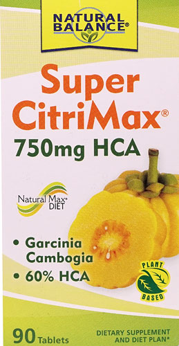 Natural Balance Super CitriMax® -- 750 mg - 90 Tablets