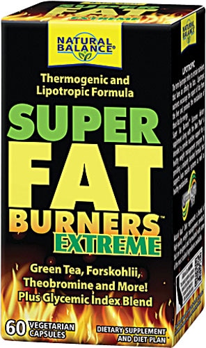 Natural Balance Super Fat Burners Extreme -- 60 Vegetarian Capsules