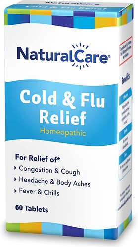 Natural Care Cold & Flu Relief -- 60 Tablets