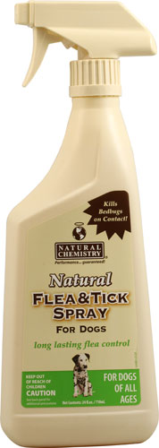 Natural Chemistry Flea and Tick Spray For Dogs -- 24 fl oz