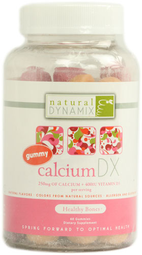Natural Dynamix Calcium DX for Adults -- 60 Gummies