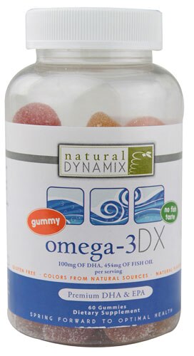 Natural Dynamix Omega-3 DX Assorted -- 60 Gummies