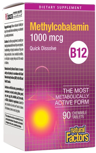 Natural Factors B12 Methylcobalamin