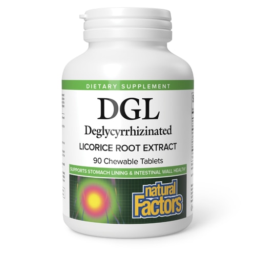 Natural Factors DGL Deglycyrrhizinated Licorice Root Extract