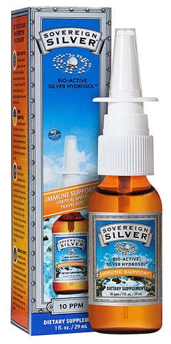 Natural Immunogenics Sovereign Silver Bio-Active Silver Hydrosol™ Immune Support -- 10 ppm - 1 fl oz