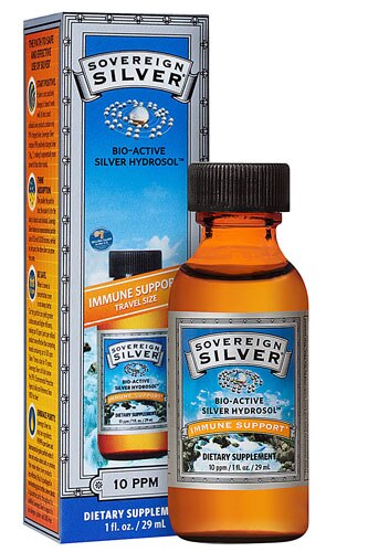 Natural Immunogenics Sovereign Silver Bio-Active Silver Hydrosol™ Immune Support Screw Top -- 10 ppm - 1 fl oz