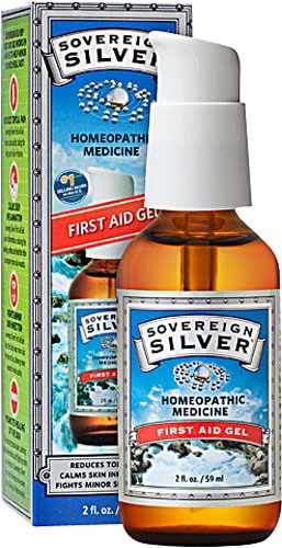 Natural Immunogenics Sovereign Silver® First Aid Gel -- 2 oz