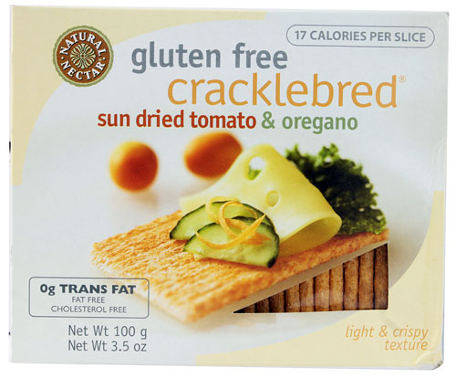 Natural Nectar Cracklebred Gluten Free Sundried Tomato and Oregano -- 3.5 oz