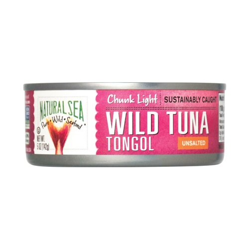 Natural Sea Chunk Light Wild Tongol Can Tuna in Water -- 5 oz