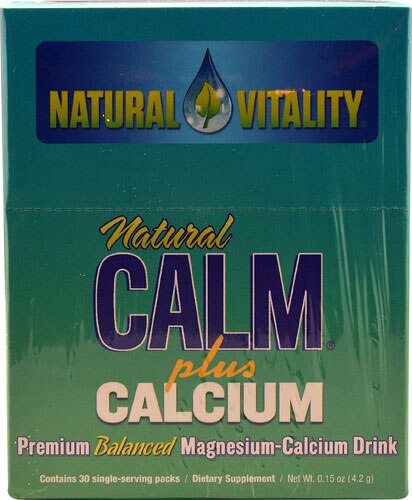 Natural Vitality Natural Calm® Plus Calcium -- 30 Pack